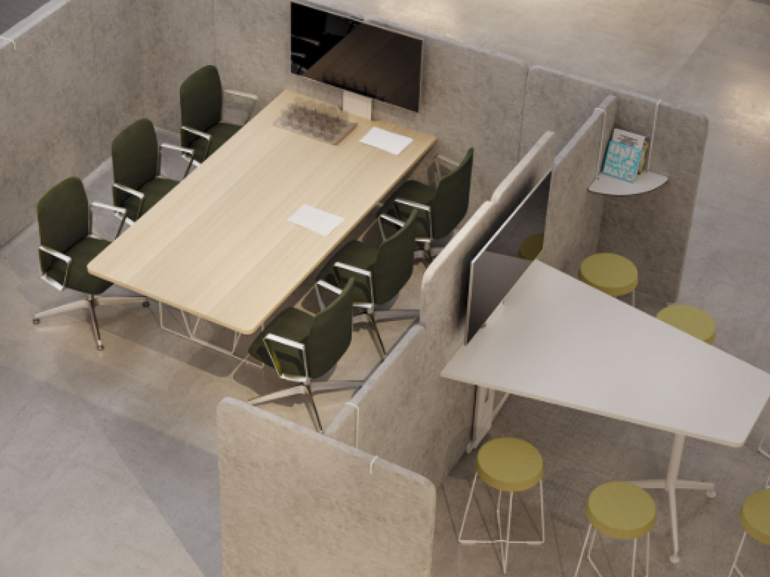 Mobilier Coworking Idea & Ko espace coworking, la ruche coworking, morning coworking marcadet, espace de coworking, bureaux partagés, coworking gare du nord,