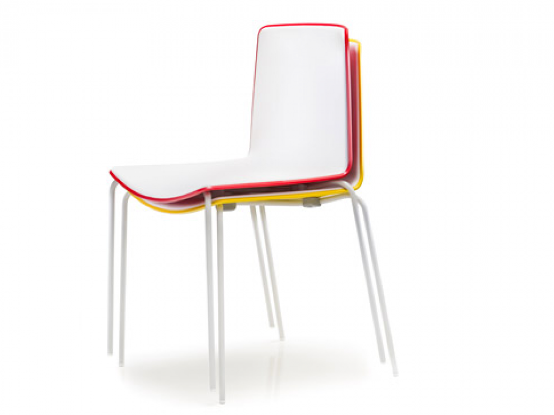 mobilier pour restaurant rouge et blanche