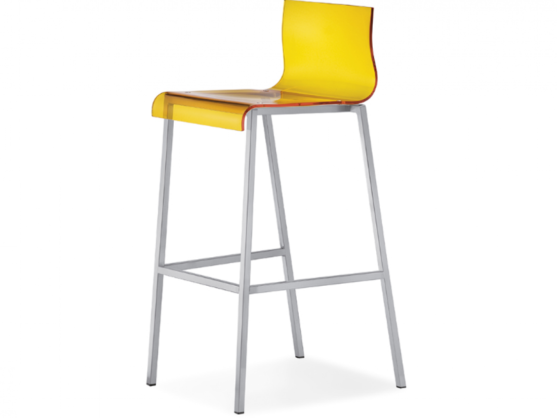 jaune tabouret de bar scandinave 