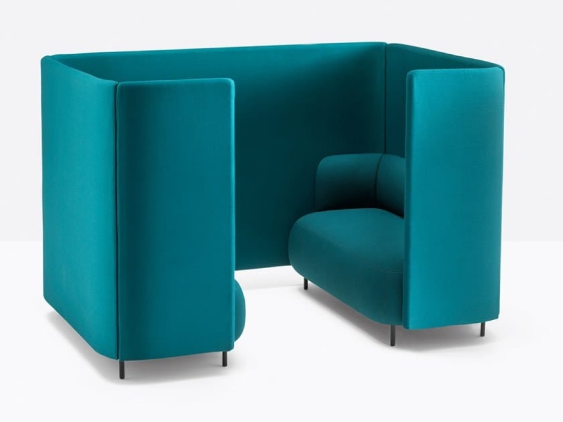 HUBBY Alcove Acoustique Mobile Espace Isolation sonore Conception Aménagement Insonorisation Design Modulaire Intimité Ergonomie Innovation Séparation Flexibilité Technologie Système Intégration Esthétique