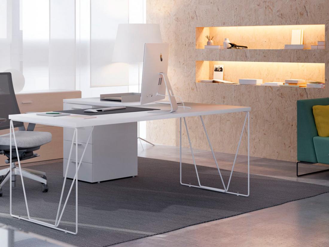 mobilier de bureau: bureau bench, vue intÃ©rieur d'exemple