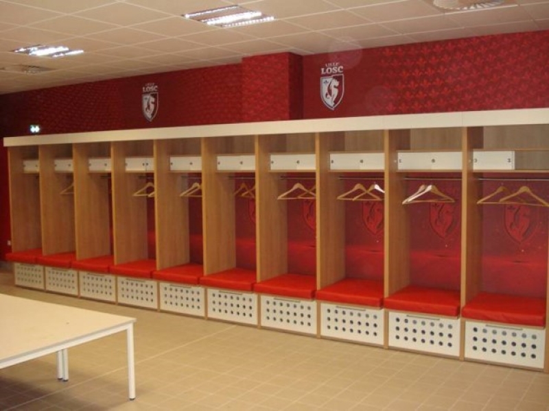 Projets Idea&Ko vestiaire du LOSC