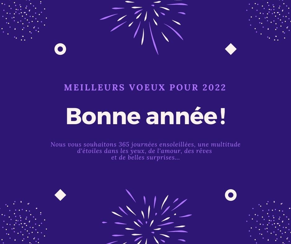 BONNES FETES DE FIN D'ANNEE et BONNE ANNEE 2022!!!