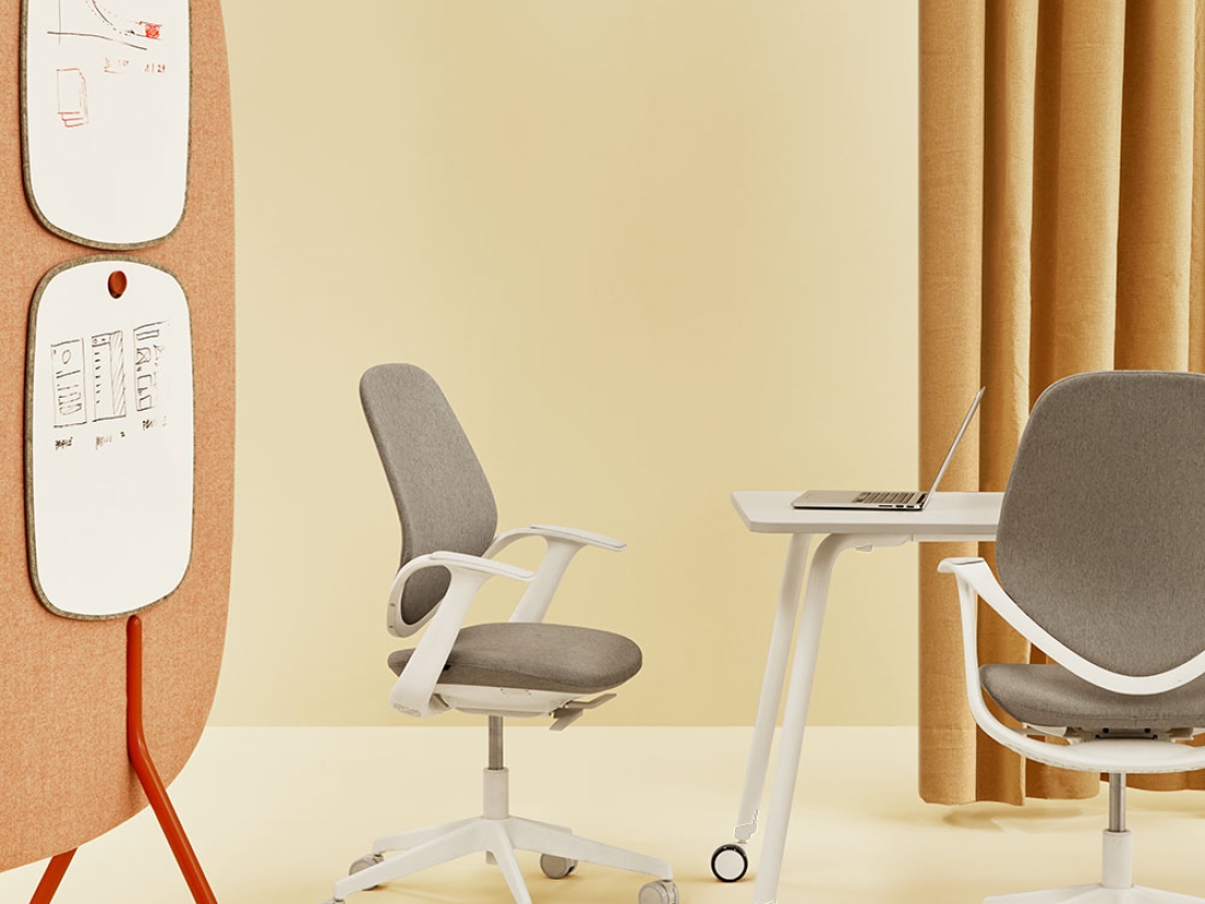 Chaise de bureau FLOW, Siège ergonomique Chaise de bureau Mobilier de bureau Siège de travail ajustable Confort au travail Siège de bureau ergonomique Soutien lombaire Siège pivotant Chaise de travail confortable Siège de travail ajustable en hauteur Siège de travail inclinable