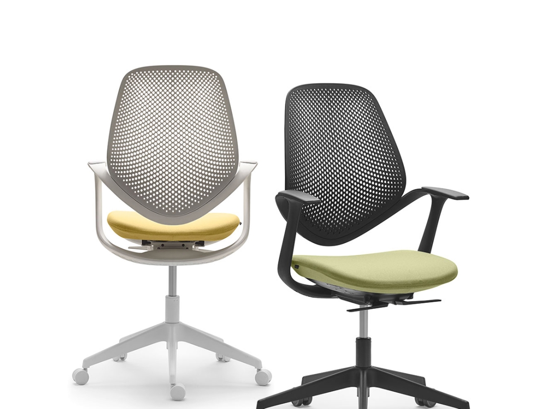 Fauteuil de bureau ergonomique l repose pieds & tablette de consultation  Option tablettes Sans