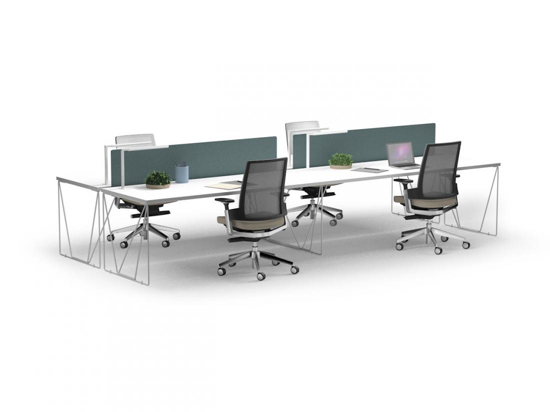 mobilier de bureau design bureau bench, bureau bench 4 personnes